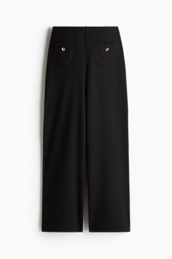  Pantaloni largi din jerseu