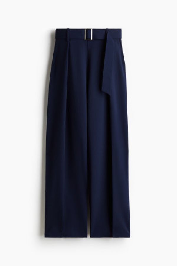  Pantaloni largi cu cordon