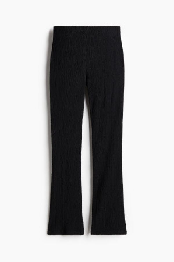  Pantaloni texturati evazati