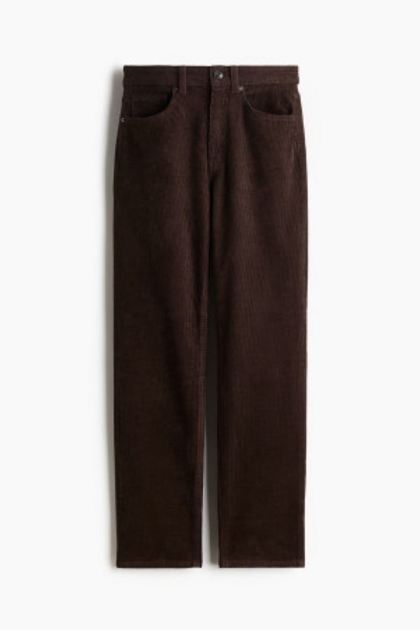  Pantaloni de catifea reiata