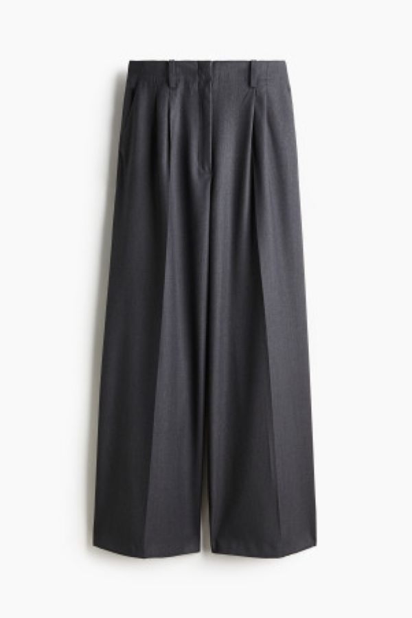  Pantaloni largi din twill