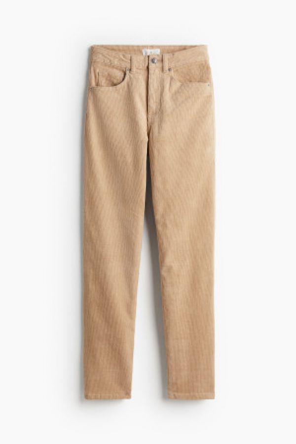  Pantaloni de catifea reiata