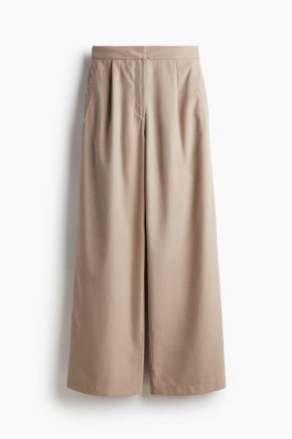  Pantaloni largi din twill