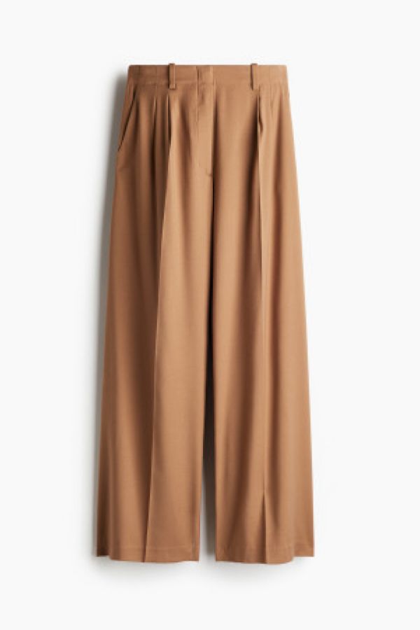  Pantaloni largi din twill