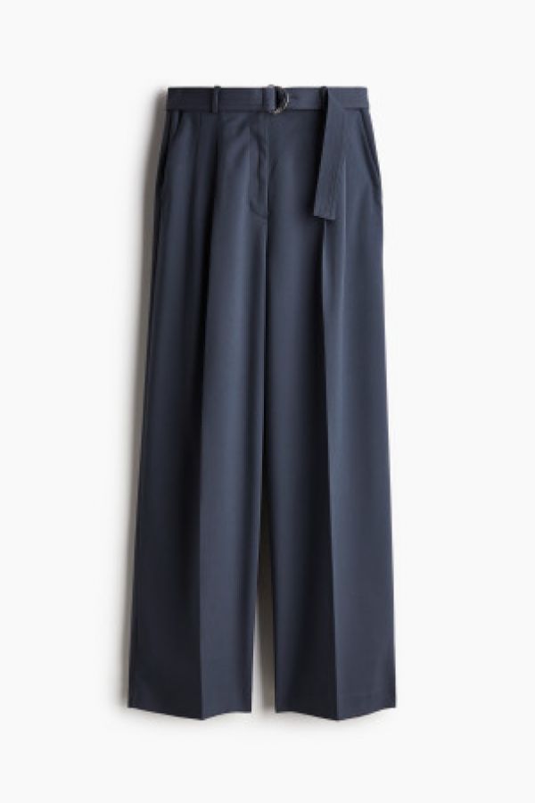  Pantaloni largi cu cordon