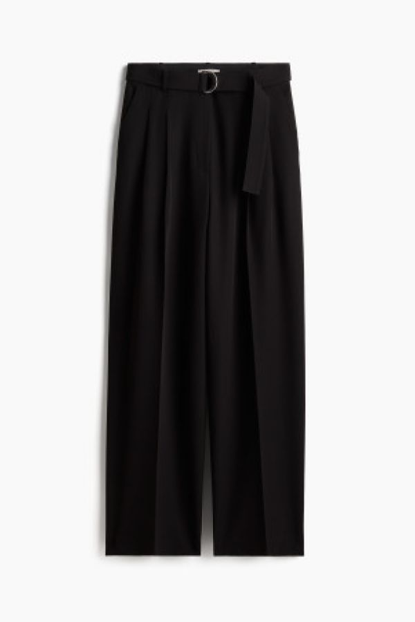  Pantaloni largi cu cordon