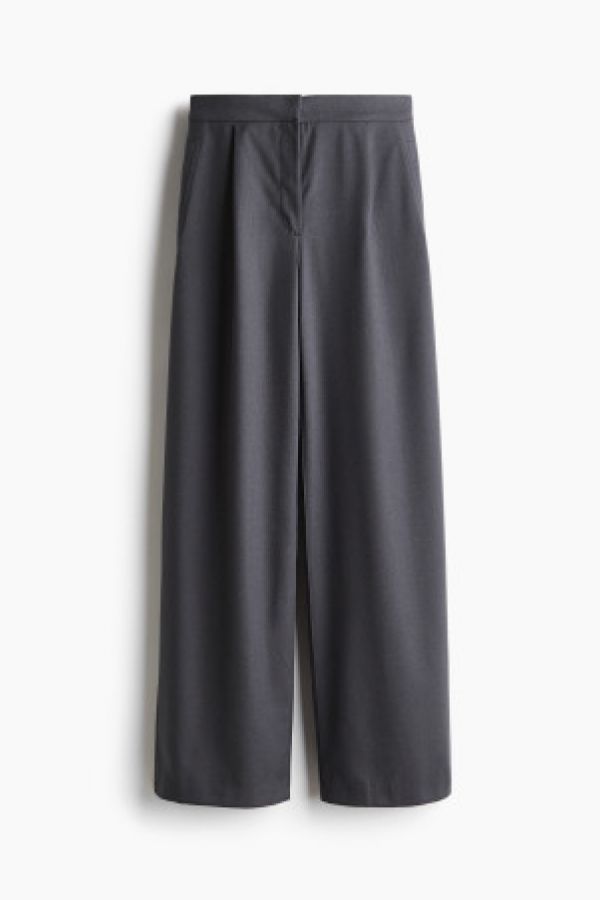  Pantaloni largi din twill