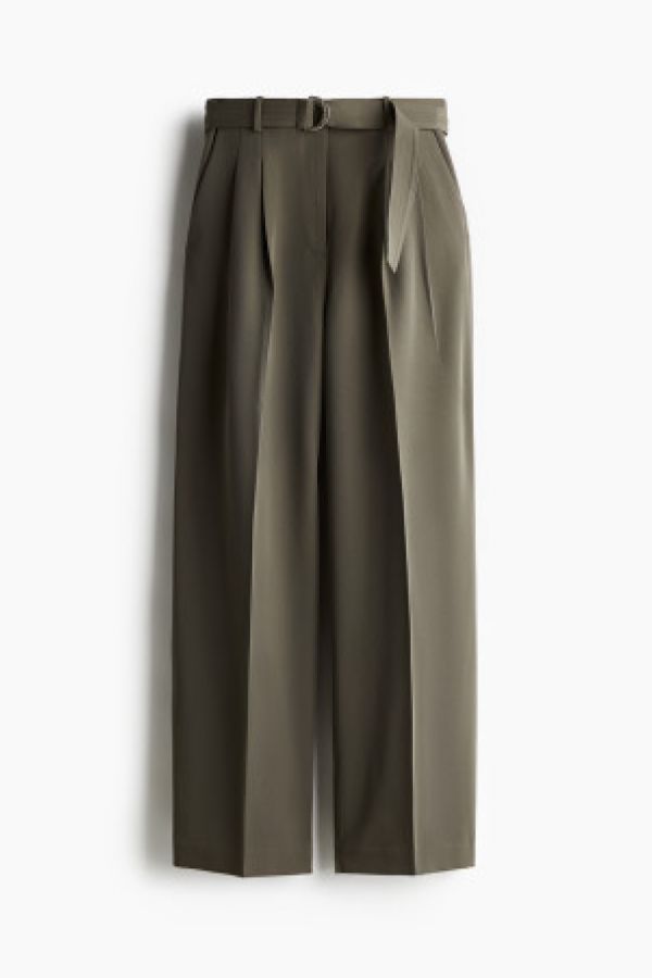  Pantaloni largi cu cordon