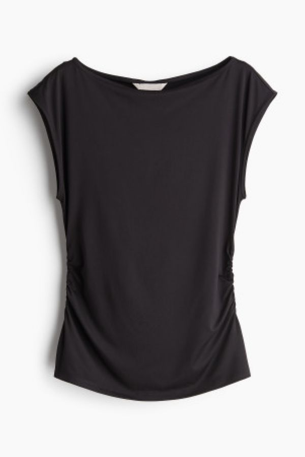  Bluza cu decolteu barcuta