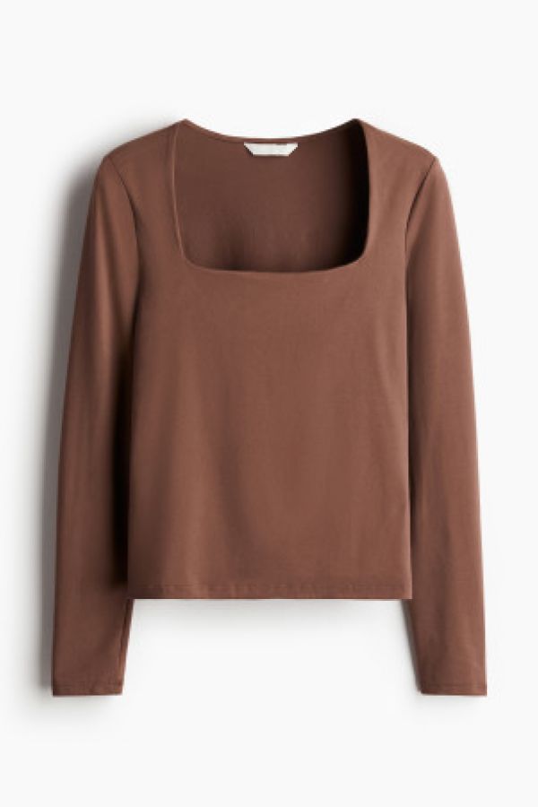  Bluza de jerseu cu maneci lungi