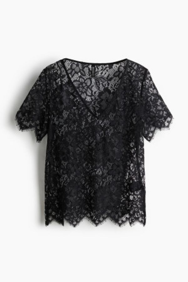  Tricou din dantela