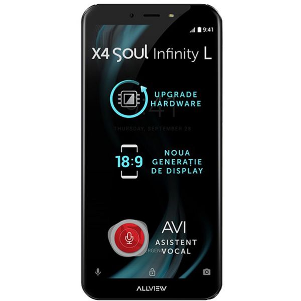 Telefon ALLVIEW X4 Soul Infinity L, 16GB, 2GB RAM, Dual SIM, Night Sky