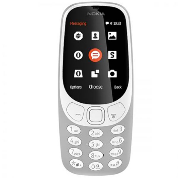  Telefon mobil NOKIA 3310 16MB, 2G, Dual SIM, Gray