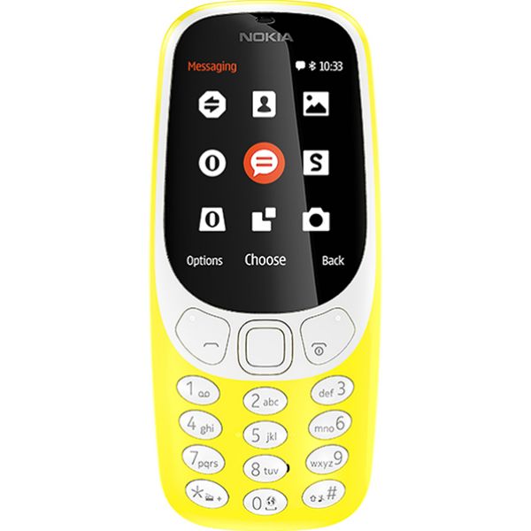  Telefon mobil NOKIA 3310 16MB, 2G, Dual SIM, Yellow
