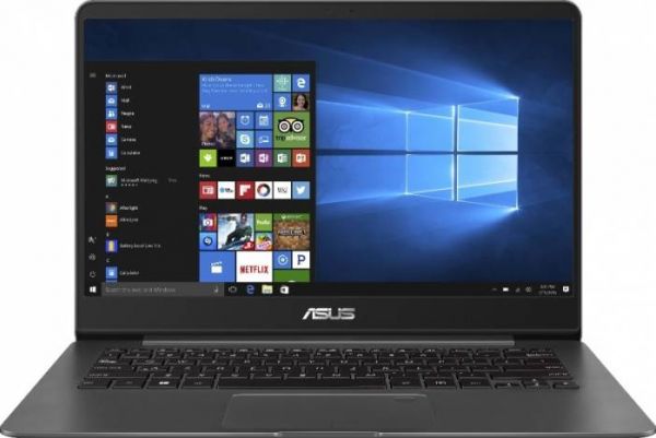  Ultrabook Asus ZenBook UX430UA Intel Core Kaby Lake R 8th Gen i5-8250U 256GB SSD 8GB Win10 Pro FullHD FPR Tastatura ilum. Grey Metal