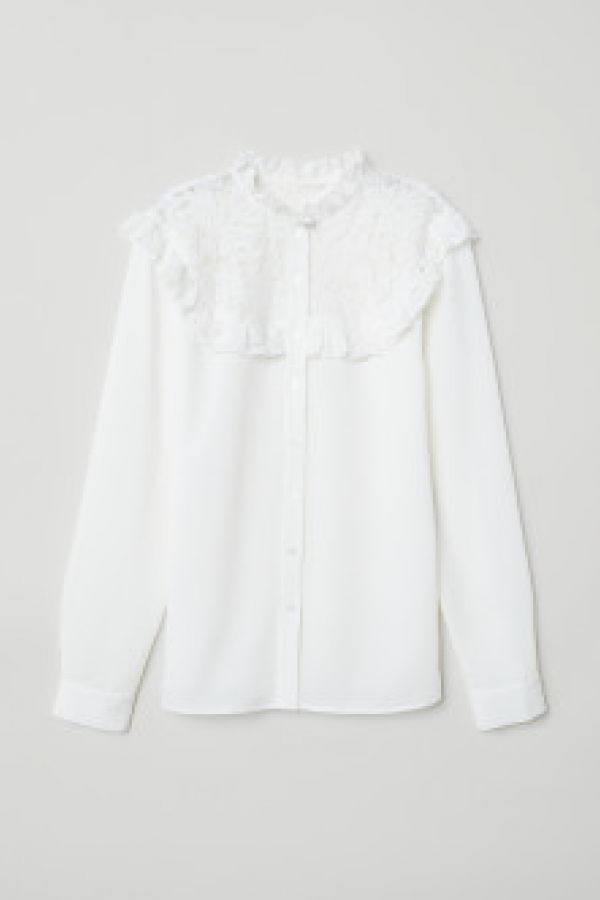 Bluza cu dantela
