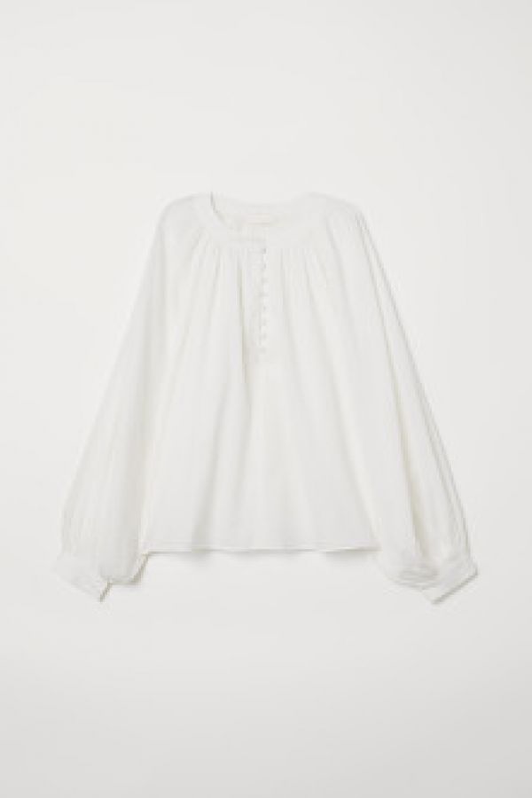  Bluza cu maneci bufante