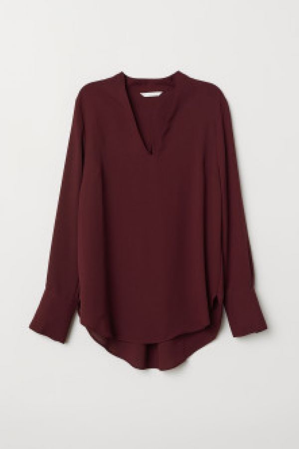  Bluza cu decolteu in V