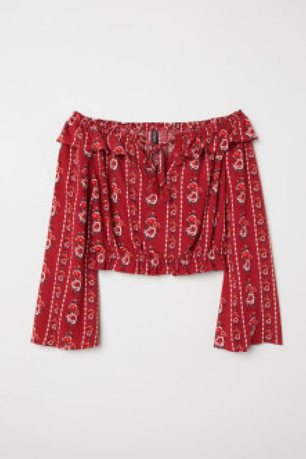  Bluza cu umerii goi