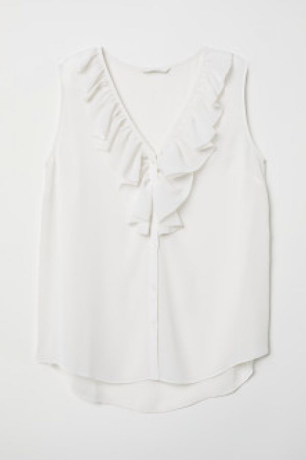  Bluza in V cu volan