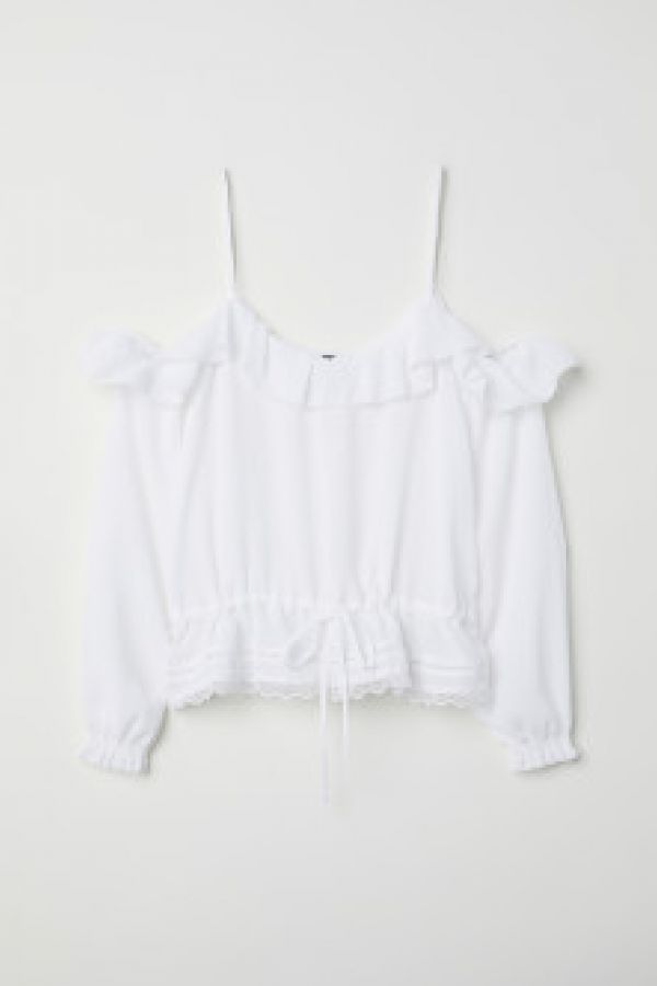  Bluza cu umerii goi