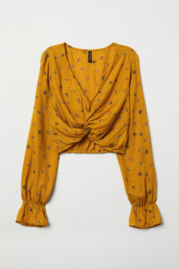  Bluza cu decolteu in V