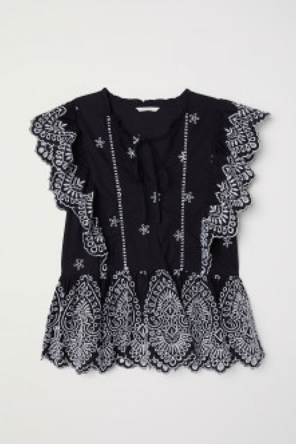  Bluza cu broderie