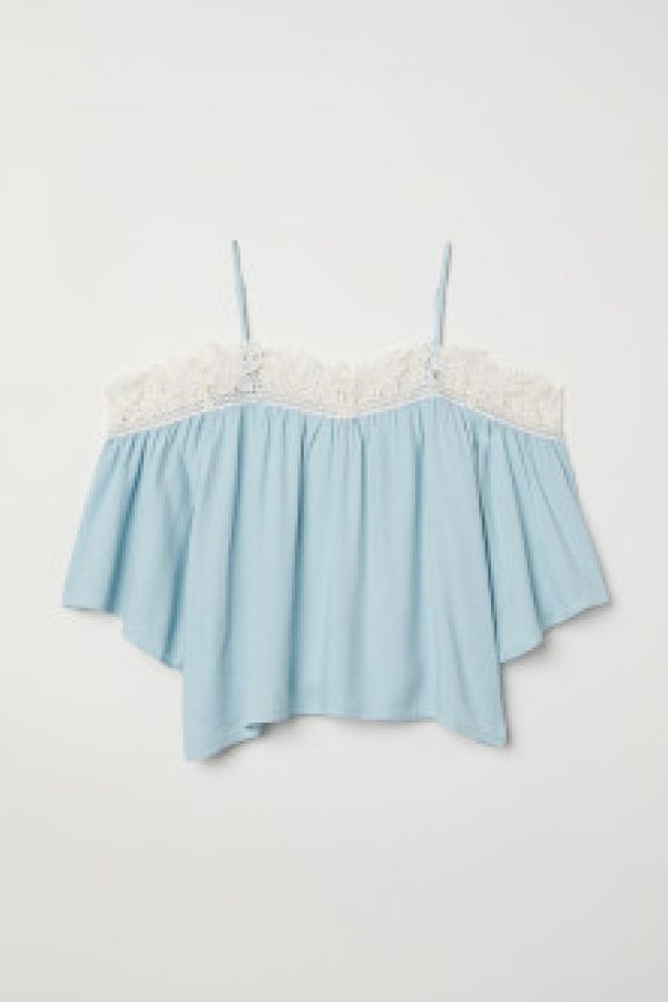  Bluza cu umerii goi