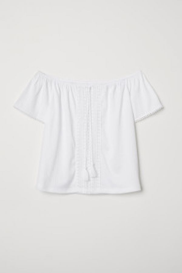  Bluza cu umerii goi