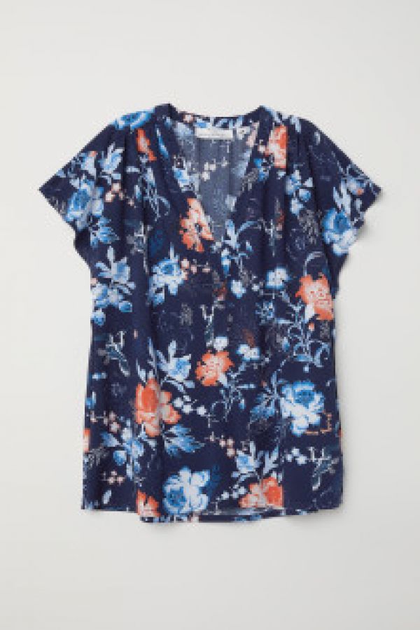  Bluza cu decolteu in V
