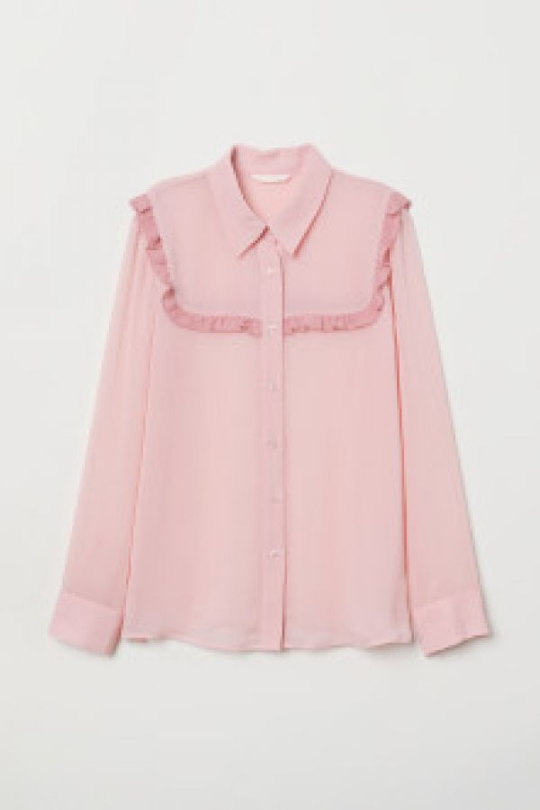  Bluza de sifon creponat