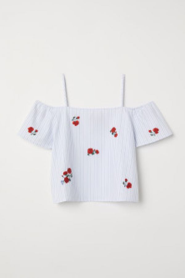  Bluza cu umerii goi