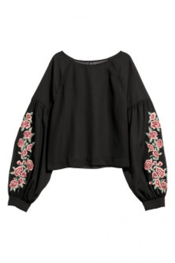  Bluza cu broderie
