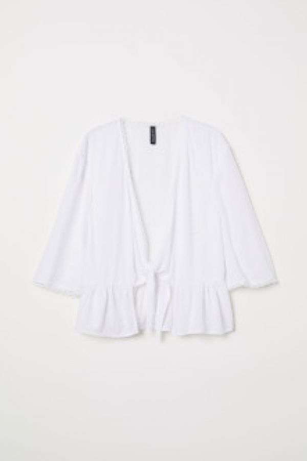  Bluza in V cu benzi