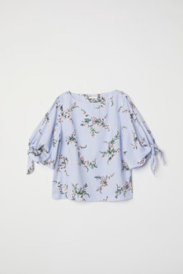  Bluza de bumbac cu snururi