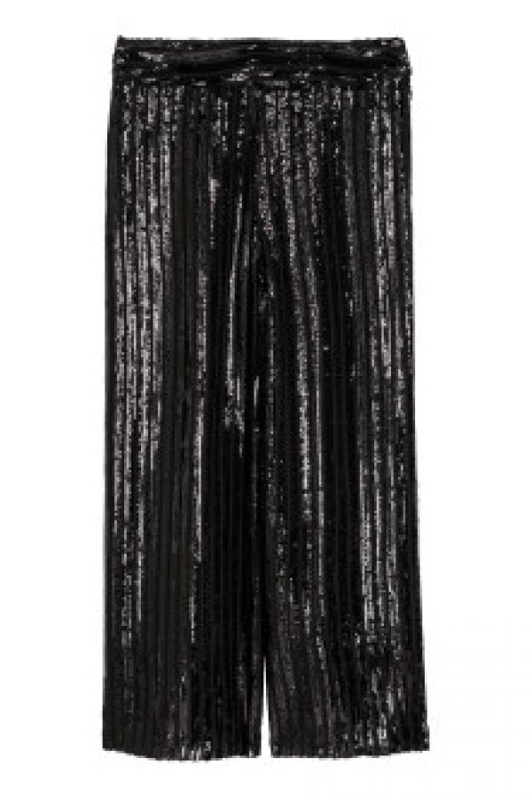  Fusta-pantalon cu paiete