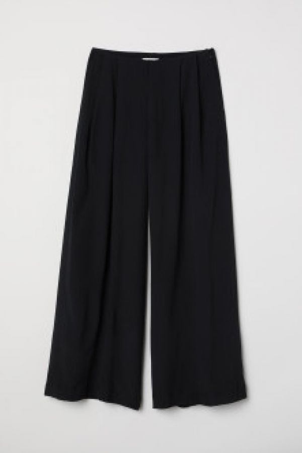  Pantaloni din crep cu matase